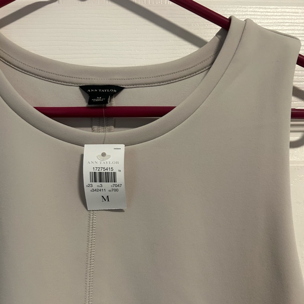 Ann Taylor long dressy tank top NWT
